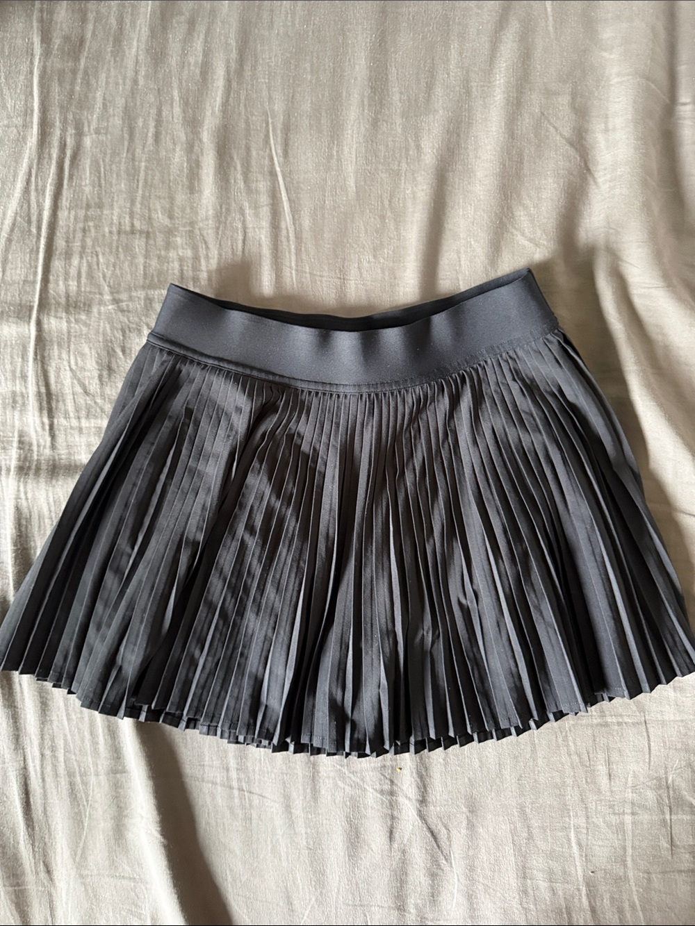 lululemon athletica Black Pleated Athletic Skort